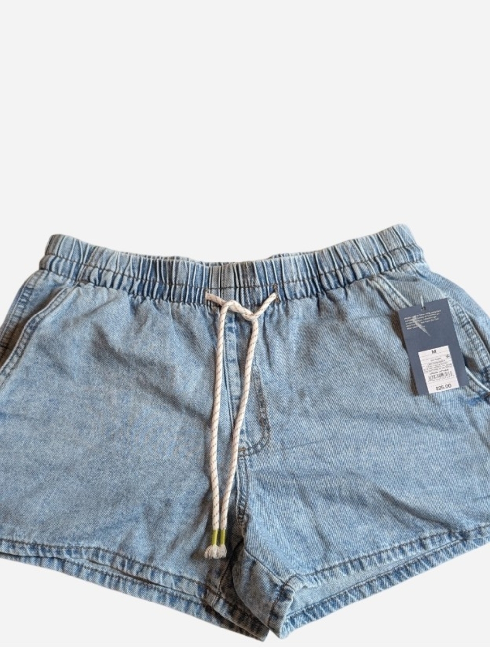 Universal Thread Women mid-rise Denim Beach Shorts Size M - Picture 2 of 7